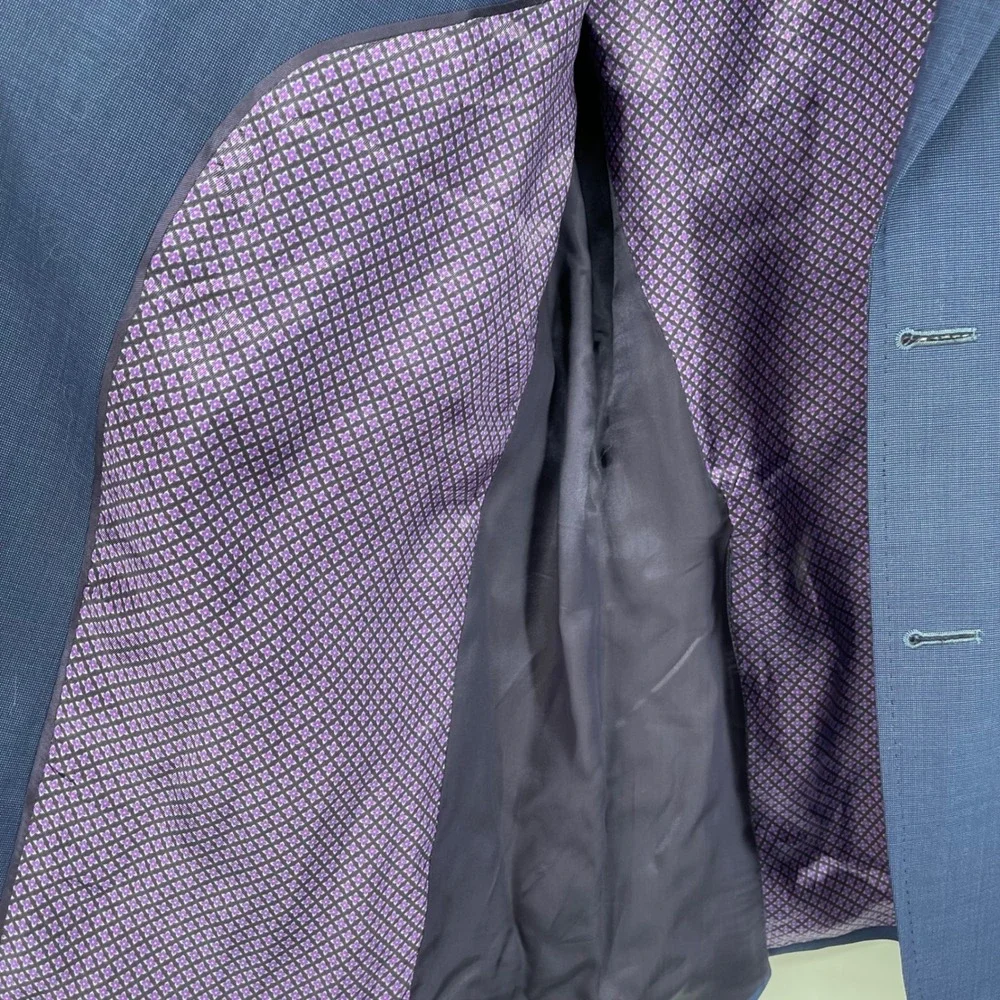 Ted Baker London Endurance Blue‎ Men's Blazer Sport Coat Jacket 44L